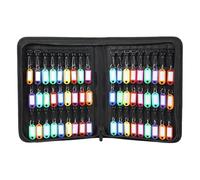 Porte-clés portable ignifuge - 54 crochets et étiquettes pour clés de voiture, hôtel, gestionnaires de propriété, locateurs, ventes immobilières et locations de voitures - Durable et pratique