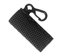 Porte-clés Portable pour Rouge à lèvres, étui pour baume à lèvres, Porte-clés pour Filles, Protecteur d'huile à lèvres, étui de baume à lèvres de Voyage, Support de baume à lèvres à la Maison, Noir