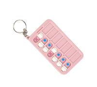 Porte-clés portable pour tableau des tâches quotidiennes - Chaîne de voiture - Tableau de planification quotidienne - Porte-clés pour liste de contrôle - Tableau de rappel pour les personnes âgées