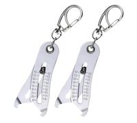 Porte-clés portable pour vérifier la taille du filetage - Outil de vérification de la taille des boulons