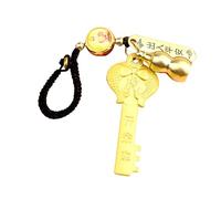 Porte-clés Portables En Laiton Robuste Avec Des Zodiacs Complexes Accessoires De Mode Pour Les Individus À La Mode