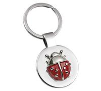 Porte-clés porte-bonheur coccinelle rouge cod.EL8124 cm 7,8x3,5x0,7h by Varotto & Co.