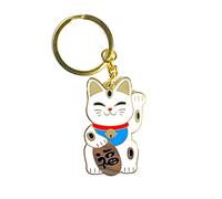 Porte-clés porte-bonheur - Luck to Go - Chat à clin d'œil - Bonne chance - Chat Chanceux - Porte-clés voiture - Maneki Neko