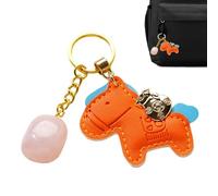 Porte-clés - Porte-clés en cuir PU Twenty Twenty Six Chevaux, pendentif animal, beau sac, souvenir du Nouvel An, cadeau pour hommes, femmes, garçons, filles, jeunes, famille, mari, fils, fille