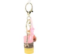 Porte-clés,Porte-clés Macaron,Porte-clés Tour Eiffel,Pendentif Sac à Macaron,Porte-clés Macaron