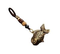 porte-clés, Porte-clés poisson en cuivre, pendentif Vintage laiton