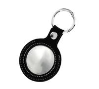Porte-clés porte-monnaie - Étui Token en cuir PU avec fenêtre transparente | Pièce de monnaie portable | Présentoir médailles collection sac à dos école voyage organisation, noir, Voir la description
