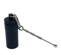 Porte-clés Porte-pilules, Étui Portable Et Hermétique, 5 X 1,6 Cm, Boîte À Pilules Sécurisée, Étui À Pilules De Poche, Récipient Étanche, Pour La Maison, Les Voyages Quotidiens, Le Travail, La Salle D