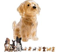 Porte-clés Porte-Poils d'animaux, Bouteille Transparente De Rangement pour Poils De Chien, Porte-clés Collecteur De Poils d'animaux en Forme De Chien/Chat, Accessoire De Sac