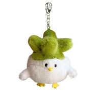 Porte-clés poulet en peluche, pendentif de 15 cm, ornement créatif pendant en forme d'animal de dessin animé, porte-clés pour garçons filles adultes, breloque pour sac à dos, accessoire de coll