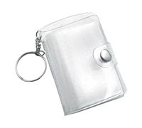 Porte-Clés pour Album Photo | Porte-Clés avec 24 Emplacements pour Photos - Pendentif De Sac Portable Transparent - pour Portefeuille À Adultes Hommes Femmes Anniversaire Mariage École