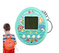 Porte-clés pour animaux de compagnie virtuels - Jeu pour animaux de compagnie avec pixels numériques pour et adultes | Jouet interactif pour animaux de compagnie de style rétro, porte-clés P