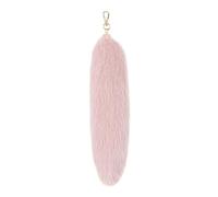 Porte-clés pour artisanat 3D mignon queue porte-clés pendentif femme porte-clés pompons chaînes tendance queue poilue photo porte-clés voiture, rose, taille unique