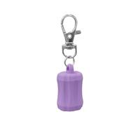Porte-clés pour baume à lèvres - Texture en silicone - Pour les trajets en déplacement ou les fêtes