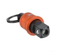 Porte-clés pour douilles de 1,27 cm et 9,5 mm, mécanisme de libération rapide avec clip pour un rangement soigné des outils et un retrait facile de la douille (A)