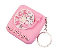 Porte-clés pour enfants, porte-clés de jouet, porte-clés en forme de tourne-disque rétro, pendentif de piano jouable portable avec son, porte-clés de gramophone, jeu de main pour enfants et adultes