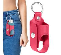 Porte-clés pour étui d'inhalateur - Support d'inhalateur en cuir PU, rangement d'espacement avec boucle en métal | Étui d'inhalateur-Portable léger, usage quotidien, école, randonnée, voyage, accessoi