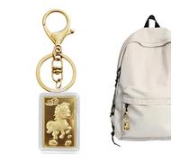 Porte-clés pour femme - Décoratif avec œuvre d'art festive et design significatif de mascotte annuelle | Porte-clés du Nouvel An chinois pour adultes,