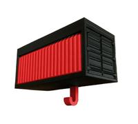 Porte-clés pour garage de voiture, crochet amusant en matériau 3D, accessoire de porte qui peut être ouvert pour l'entrée, la maison, la cuisine, la salle de bain, l'appartement, organisateur élégant