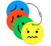 Porte-clés pour la régulation émotionnelle | Outil 4 zones de couleur pour enfants et adultes | Soutien autistique et TDAH pour les enseignants, les parents et les thérapeutes