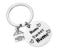 Porte-clés pour l'affection de la famille Maison Douce maison Nouvelle maison Cadeau de pendaison de crémaillère Durability And Professional