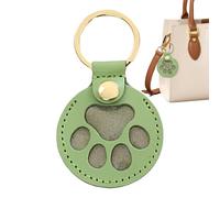 Porte-clés pour poils de chat, porte-clés en forme de cuir | pendentif commémoratif et souvenir pour amis et famille, idéal pour une utilisation quotidienne à la maison pour les anniversaires de