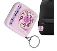 Porte-clés pour , Porte-clés en Forme de Tourne-Disque rétro, Pendentif de Piano jouable, Porte-clés Gramophone avec Jeu de Main avec Son pour Vacances d'anniversaire