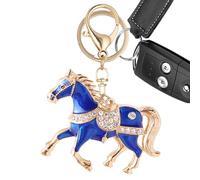 Porte-clés pour sac à dos - Breloque cheval en strass brillants, pendentif de décoration de sac, accessoire de portefeuille étincelant | Multifonctionnel pour adultes, voyage, école, bureau