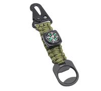 Porte-clés pour sac à dos, clip porte-clés avec mousqueton | Porte-clés pour sac à dos à dégagement rapide | Porte-clés en paracorde Longe en paracorde résistante à l'usure extérieure