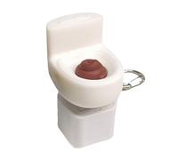 Porte-Clés Pour Sac À Dos, Décorations Rigolotes Porte-clés en Forme de Toilettes, Chaînette Clé, Pour Femmes Hommes - Déco Sac à Main Portefeuille à Dos Maison Voyage