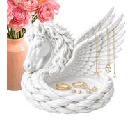 Porte-clés pour table d'entrée | Plat décoratif en forme de cheval,Grand bol attrape-tout en forme de cheval,pour bijoux clés portefeuille entrée table bureau voiture maison cadeaux anniversaire emmén