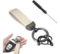 Porte-clés pour Voiture,Compatible pour Mercedes-Benz W117 C117 CLA 200 CLA 220 CLA 250 CLA 45,Accessoires de Voiture,Beige