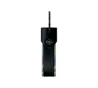 Porte-clés pour voiture Opel, fermeture avec anneau, 90 x 20 mm, argent, logo noir