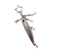 Porte-clés pratique avec breloque en forme de poisson - Idéal pour un usage quotidien et une fête - Accessoire de sac en forme de poisson, フリーサイズ