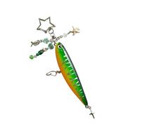 Porte-clés pratique avec breloque en forme de poisson - Idéal pour un usage quotidien et une fête - Accessoire de sac en forme de poisson, フリーサイズ