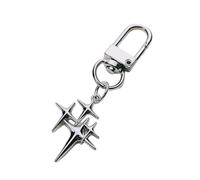 Porte-clés pratique en forme d ' étoile, Unique, en métal, breloque pour à main, pendentif suspendu, décoration pour les passionnés de mode