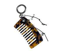 Porte-clés pratique en métal acrylique léger pour toilettage des cheveux pour les déplacements