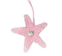 Porte-clés pratique en tissu résistant à l'eau Motifs de coquillages de poisson Accessoires de sac Ornement de mode Décorations de mode Vie marine Badge arbre de coco, a, sh