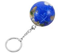 Porte-clés Puzzle Globe 3d en Plastique Bleu, Assemblage