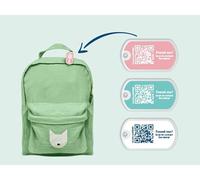 Porte-clés QR code - bienmarquer, ne perdez plus jamais vos clés ou votre sac grâce au porte-clé QR code