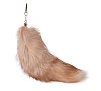 Porte-clés queue de renard en fausse fourrure thérienne - Pendentif queue de renard, 5