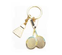 Porte-clés raquette de badminton, Idée Cadeau pour Meilleure Amie, Petit Porte Clé Personnalisé Voiture, Cadeau Anniversaire Femme Amitié, Souvenir Club de Badminton, Cadeau Rigolo et Original