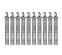 Porte-clés réfléchissant pour sac à dos pendentif rayures ornements réflecteurs pour choses adultes enfants accessoires de sécurité nocturne parfait pour la conduite de nuit et le mauvais temps