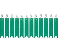 Porte-Clés Réfléchissants, 12 Pack Étiquette Réfléchissante De Sécurité Pendentif Réfléchissant En Pvc Porte-Clés Réfléchissant Pour Sac À Dos Cyclisme Marche, Vert Herbe