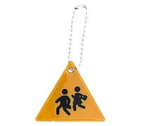 Porte-clés Réflecteur De Sécurité Pour Pendentif Triangulaire Trottoirs Étanche Cartable Équitation Nuit Sport Reflector Pendant