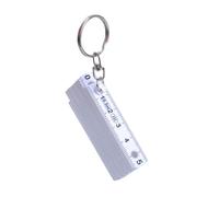 Porte-clés règle pliable portable de 50 cm - Design compact et durable à 10 plis pour des mesures précises | Parfait pour les voyages, les projets de bricolage, les aventures en plein air | Outil
