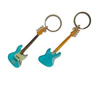 Porte-clés réplique de la guitare American Pro Jazz Bass Blue - guitare miniature