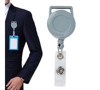 Porte-clés rétractable | Clip de bobines d'insigne d'infirmière | Porte-badge nominatif élastique, fournitures portables pour travailleurs, étudiants, personnel de sécurité, enseignants