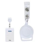 Porte-clés rétractable, Clips pour badges nominatifs, Bobine de badge nominatif pour hommes et femmes, fournitures de bureau pour infirmières, étudiants, travailleurs, enseignants