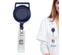 Porte-clés rétractable - Clips pour badges nominatifs - Porte-badge nominatif élastique, fournitures portables pour travailleurs, étudiants, personnel de sécurité, enseignants